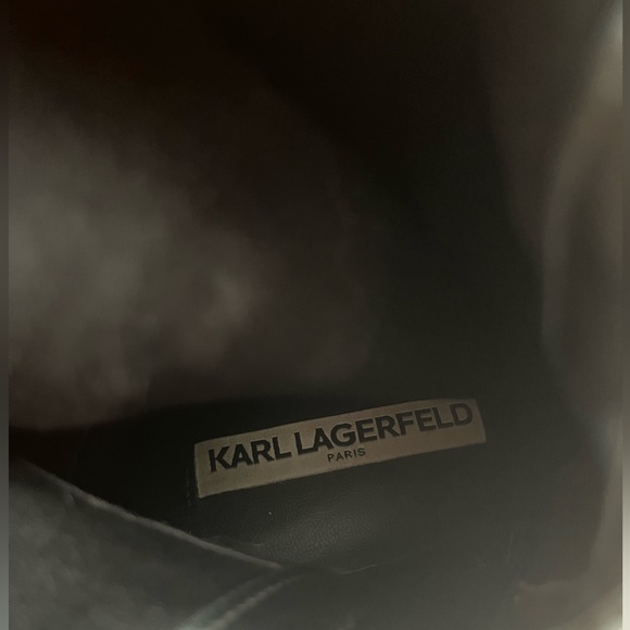 Black riding boots by Karl lagerfeld. - Picture 12 of 12